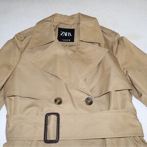 Zara Beige Classic Trench Coat